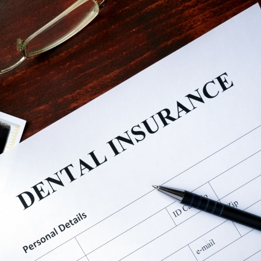 Blank form for dental insurance in Hammond