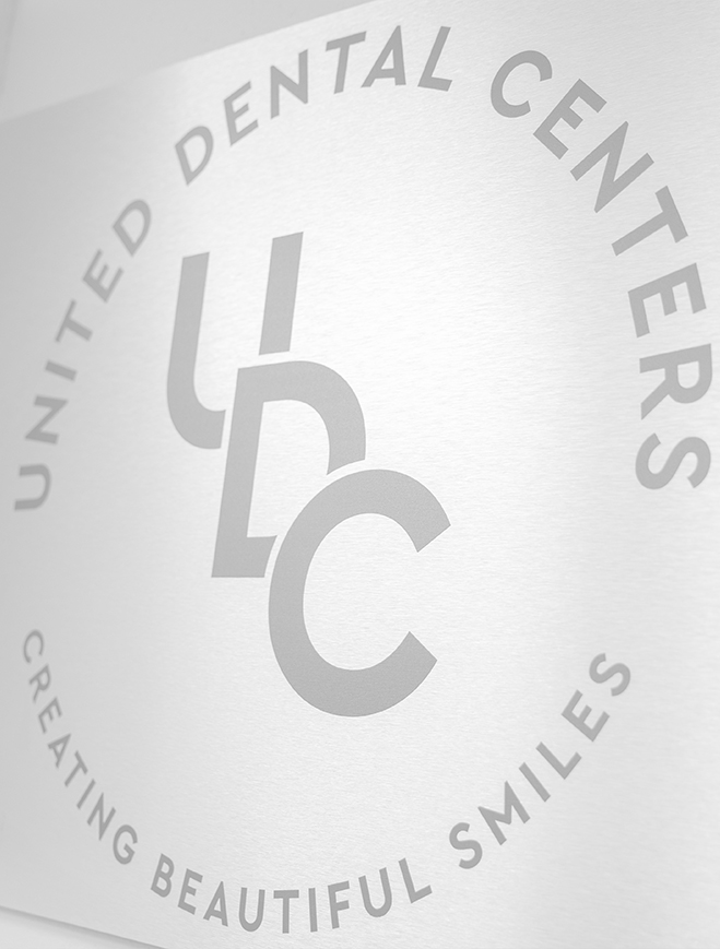 Sign that says United Dental Centers Creating Beautiful Smiles