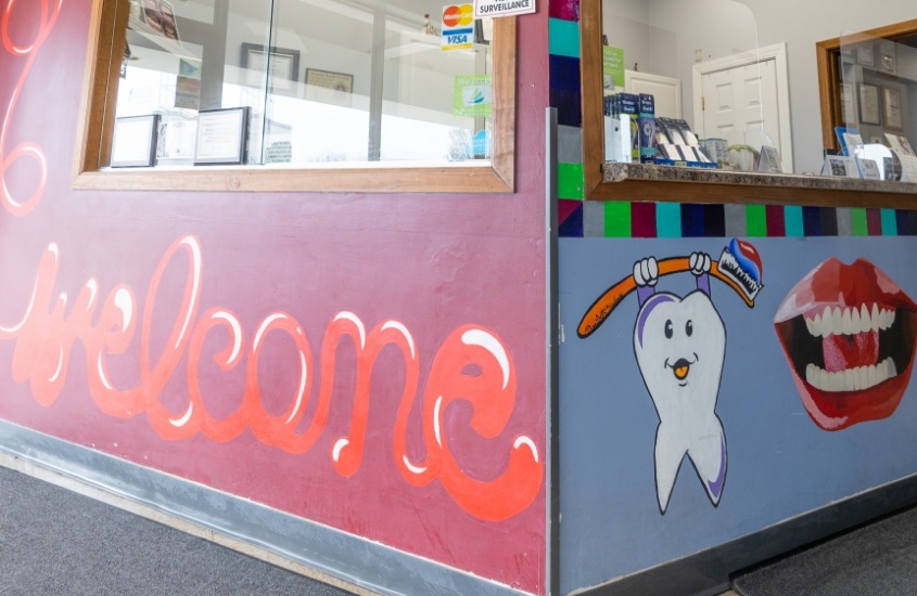 Front desk at United Dental Centers of Hammond